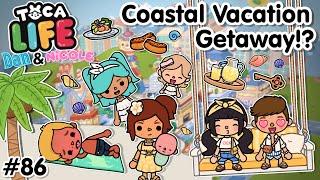 Coastal Vacation Getaway! #86 | Toca Life Dan & Nicole (Toca Boca World)