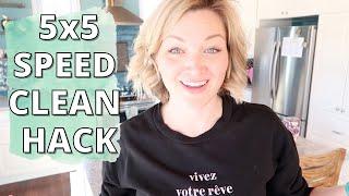 5 x 5 Speed Cleaning Hack for a Messy House!