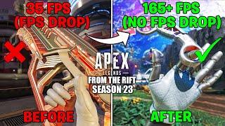 APEX LEGENDS SEASON 23 Low End PC FPS BOOST GUIDE! [165+ FPS]