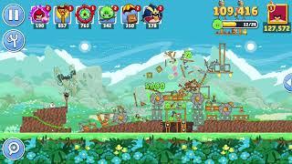 Angry Birds Friends Level 1 Tournament 1395 TWO stars NO POWER-UP walkthrough 2024-05-16