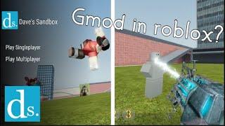 I REMADE GMOD IN ROBLOX!