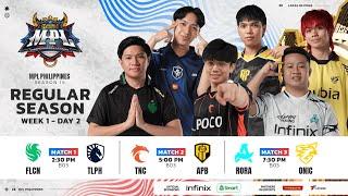  LIVE | MPL PH S15 | ENGLISH - Week 1 Day 2