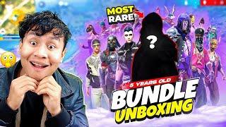 Unboxing All My 1 Year Old Rare Bundles Collections  Tonde Gamer - Free Fire Max