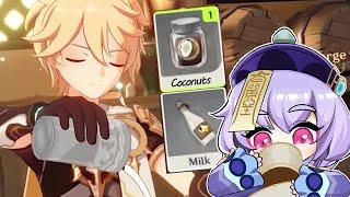 We can finally make Coconuts Milk for Qiqi