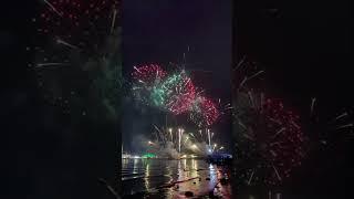 Fireworks  festival city dubai live #dubai #fireworks