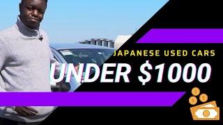 3 TOYOTA Cars Under 1,000$ from Japan - Most Affordable Used Cars to Import from Japan