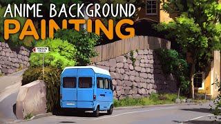Painting an Anime Background in Photoshop