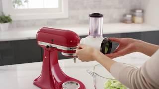 How to use our fresh prep slicer/shredder attachment | KitchenAid