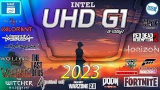 *INTEL UHD Graphics G1 in 15 GAMES   | 2023-2024