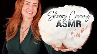 Crackly Creamy ASMR  Sleepy Triggers  Foam, Cream, Mousse, Soft Speaking