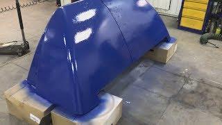 Paint spoiler for Kenworth T300