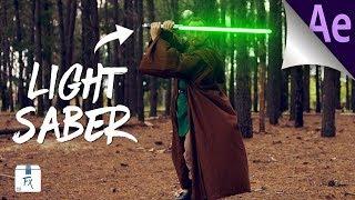 How to Make Star Wars Lightsaber Effect - After Effects (Free Files)