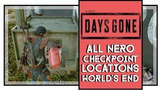 Days Gone All Nero Checkpoint Locations (Days Gone World's End Trophy)