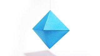 Origami Box Octahedron Oригами おりがみ Oριγκάμι 折纸 摺紙 พับ 종이접기 Paper Crafts