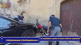 Caltagirone, auto contro il muro malore improvviso alla guida  Donna 48enne salvata dalla Polstrada