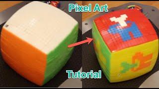 How to do Pixel Art on a Rubik's Cube - Tutorial