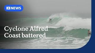 Beaches closed as Cyclone Alfred causes severe erosion | ABC NEWS