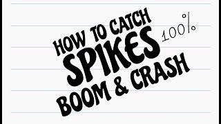 BOOM AND CRASH STRATEGY. LATEST SPIKE CATCHING STRATEGY FOR BEGINNERS (for $10 account size)