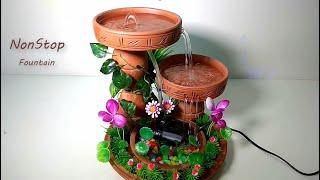 Make 3 Non Stop Water Fountain At Home | DIY Tabletop  Fountain Crafts