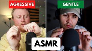 ASMR - Fast & Aggressive vs Slow & Gentle Triggers