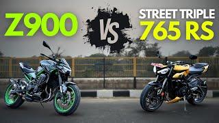 TRIUMPH Street Triple 765 RS Takes On Kawasaki Z900!