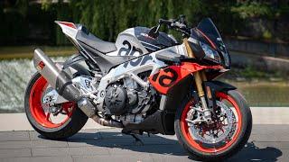 Ich fahre die Aprilia Tuono V4 1100 Factory