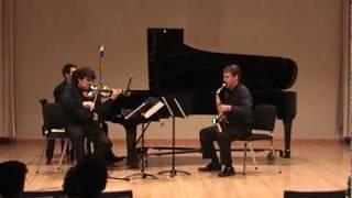 Trio for Violin, Saxophone and Piano, Mvt. 1 Allegro