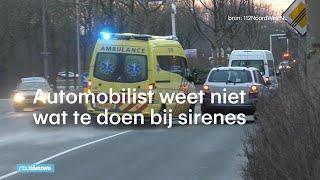 We snappen niets van zwaailichten: ‘Mensen rijden zo de berm in'  - RTL NIEUWS