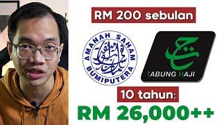 Simpan RM 200 di Tabung Haji 10 tahun, berapa untung ?
