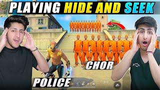 Playing (Chor Police) Hide And Seek In Free Fire Factory Roof - Garena Free Fire