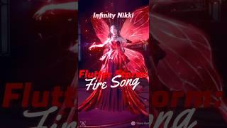 Nikki's Flutter Storm: Fire Song Outfit #infinitynikki #dresstoimpress #makeovernikki #ps5 #gaming