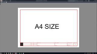 How to create paper size in autocad step by step