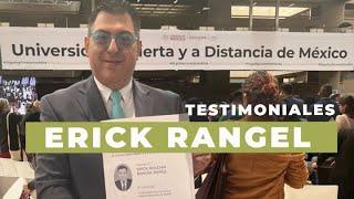 Testimoniales. Erick Roldán Rangel Pérez