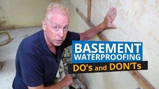 Basement Waterproofing - Do's and Don'ts