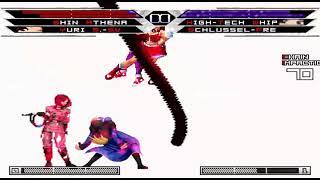 KOF MUGEN Tag Team Shin Athena & Yuri S-Sv VS High Tech Whip & Shiranui Mai Pre