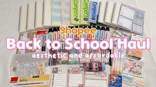 Aesthetic *Shopee* BACK TO SCHOOL SUPPLIES HAUL 2021 (stationery,binders,highlighters)️