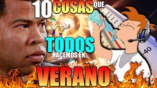 10 COSAS que TODOS hacemos JUGANDO en VERANO