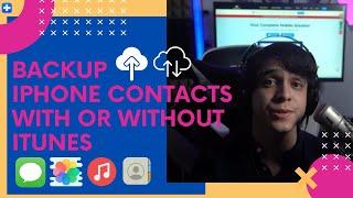 How to Backup iPhone Contacts with or without iTunes