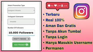 Tanpa Akun Tumbal | Cara Menambahkan Followers Instagram Gratis Tanpa Login Tanpa akun tumbal