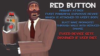 Red Button but Spy becomes a suicide bomber when he presses it