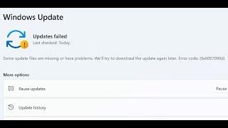 Fix Update KB5030219 Not Installing Error Code 0x8007000d In Windows 11