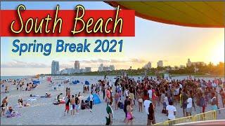 WALKING MIAMI BEACH WEEKEND SPRING BREAK 2021 4K