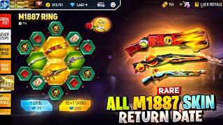 One Punch Man M1887 Return আসছে Confirm Date | Cobra Mp40 Return Bd Server | Free Fire New Event