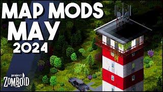 NEW Map Mods For Project Zomboid In 2024! Map Mods Of April 2024 For Project Zomboid!