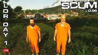 Fresh Wipe Day - LDR Day 1 - SCUM 0.96 - Live Stream -1K Sub Goal