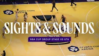 Sights and Sounds NBA Cup vs UTA