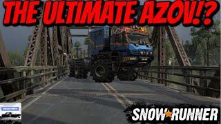 SnowRunner - The ULTIMATE Azov!? Azov Iceberg Test And Customization! (New Console Mods)