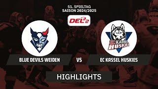 DEL2: Blue Devils Weiden vs. EC Kassel I Highlights - 51. Spieltag | SDTV Eishockey