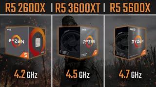 Ryzen 5 2600X vs Ryzen 5 3600XT vs Ryzen 5 5600X | 1080P, 1440P and 4K Benchmarks