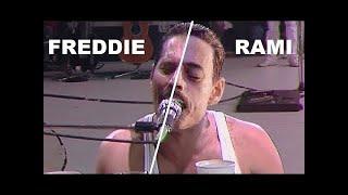 BOHEMIAN RHAPSODY MOVIE 2018 [LIVE AID] Side by Side w/ the QUEEN LIVE AID 1985 HD #rhapsody